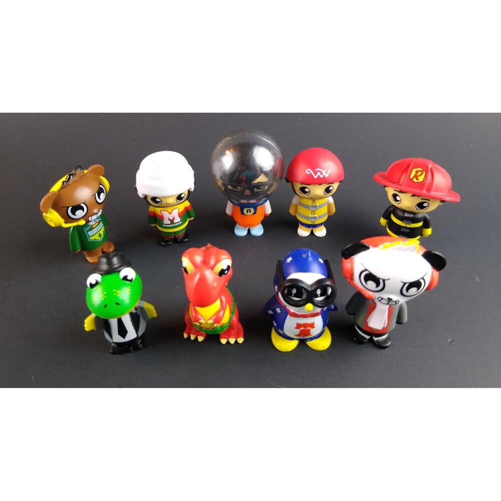 Ryans World Road Trip Microverse Mini Action Figures Mixed Lot of 9 Toys 2 inch